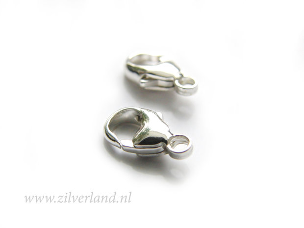 11mm Sterling Zilveren Lobsterslot