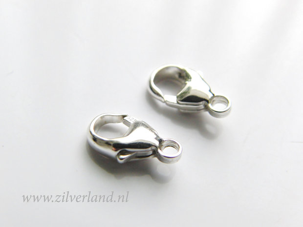 11mm Sterling Zilveren Lobsterslot